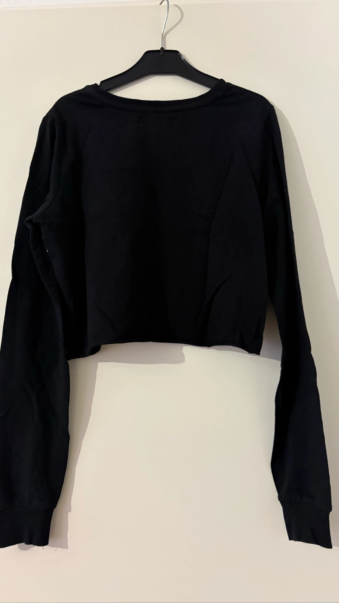 Blusa curta de manga longa tamanho P feminino – photo 3
